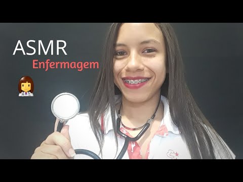 (ASMR PORTUGUÊS) Roleplay Enfermeira Cuidando de Você