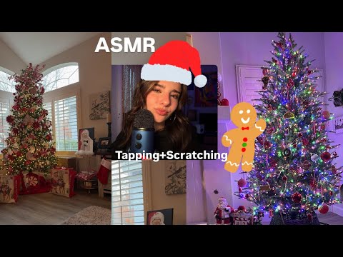 [ASMR] CHRISTMAS HOUSE DECOR TOUR🎄❤️(tapping+scratching)