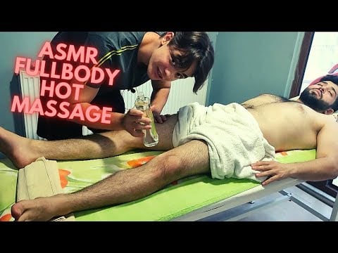 ASMR BEST EVER GUY SPECIAL TURKISH MASSAGE FOR ME - Asmr back,leg,arm,chest massage