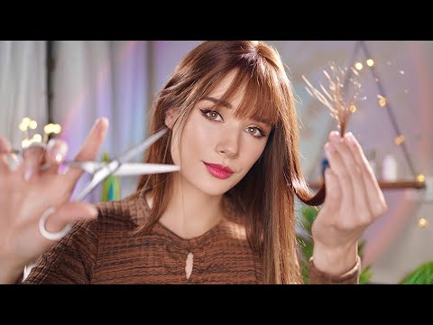 ASMR ✂ Chopping Your Hair - Hair Cut Roleplay