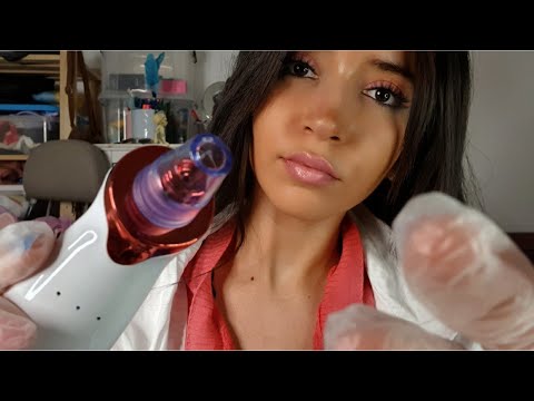 ASMR FRANÇAIS : SOIN DU VISAGE EN PROFONDEUR AVEC UNE MACHINE TRÈS SPÉCIALE (ROLEPLAY MÉDECIN)