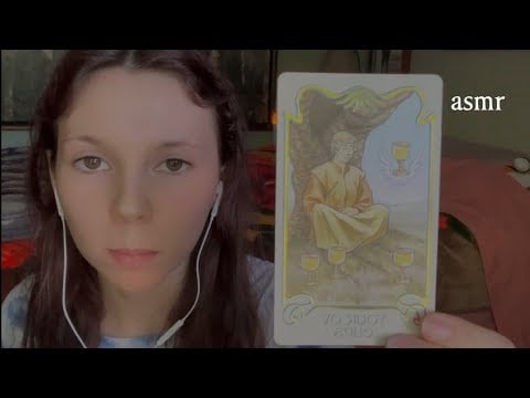 asmr my first public mini tarot reading (officially)