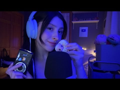 this ASMR will make you sleepy asap !!☁️ over explaining items, mic brushing & more