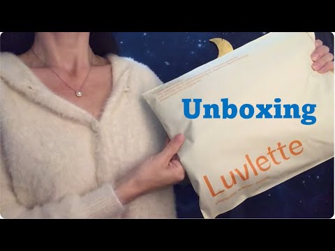 ASMR * Un bel unboxing Luvlette en douceur