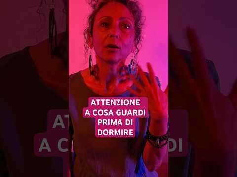 ATTENZIONE a COSA GUARDI PRIMA di DORMIREI #healingtechniques #asmrperdormire #positivevibes
