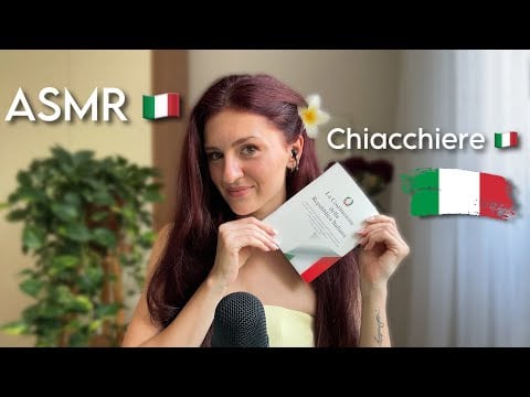 ASMR: SONO DIVENTATA ITALIANA! 🇮🇹 Italian Whispers, Camera Brushing, Tapping & Random Triggers 💖