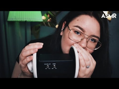 ASMR 3Dio EARPLAY 👂🏻 | Viskar POSITIVE AFFIRMATIONS Öra till Öra | Tapping Stroking, Cupping ♥
