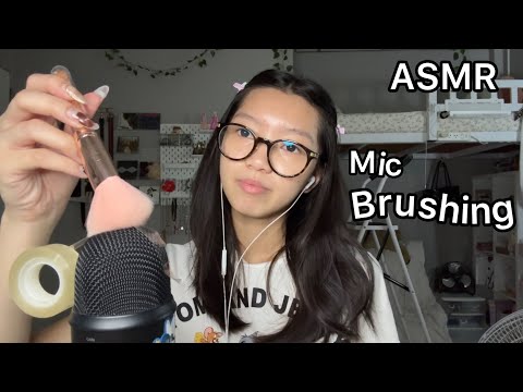 ASMR| Mic Brushing (with Tape)