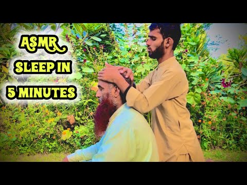 ASMR: Massage 💆‍♂️ For Sleep 😴 in 5 Minutes |Head Massage For Relaxing ASMR | ASMR With Yahya #asmr