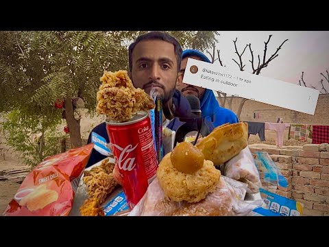 ASMR Mukbang Eating  Outdoor 🥣 | Your Idea 💡 2