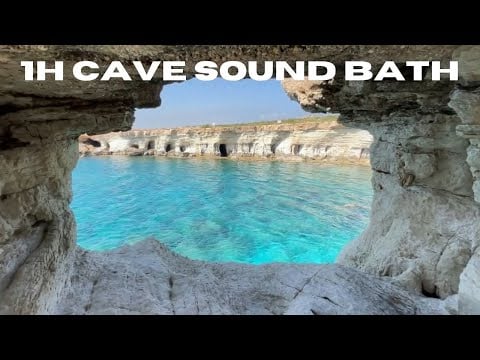 1H Cave sound bath - Thérapie sonore - Study unwind sleep meditate healing