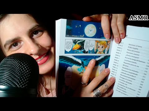 ASMR - Te enseño mi ANIME FAVORITO 😍❤ , susurros , lectura  / asmr en español