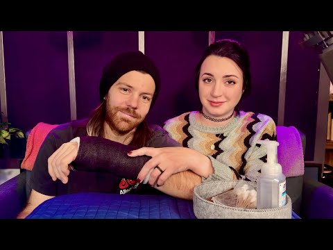 ASMR | Personal Attention on Ben’s Wrist Cast… 🩹