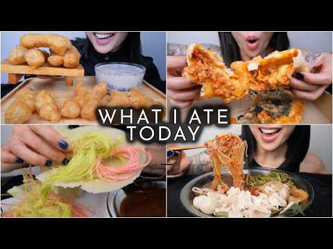 WHAT I ATE TODAY (ASMR EATING SOUNDS) NO TALKING | SAS-ASMR