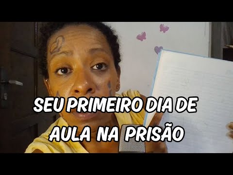 AULA INÉDITA COM ESSA PROFESSORA NA PRISÃO #asmr #humor