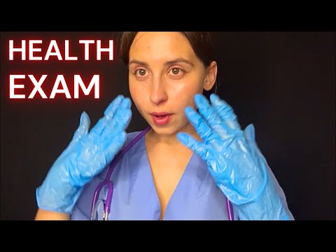 Trainee Nurse FULL Health Checkup 4K ASMR (Eye Test, Ear Test, Cranial Nerve Exam)