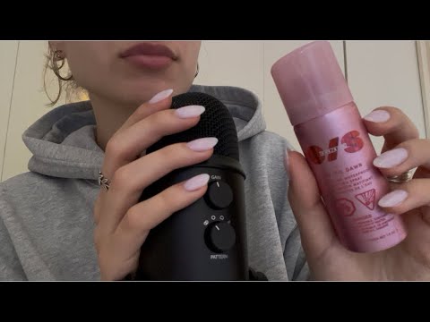 ASMR random trigger tapping + whisper ramble 🤍