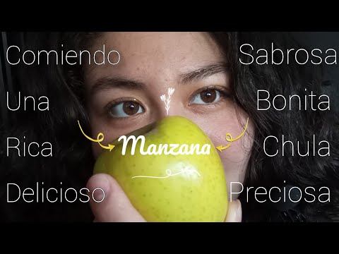 ASMR • Comienza una manzana verde 🍏