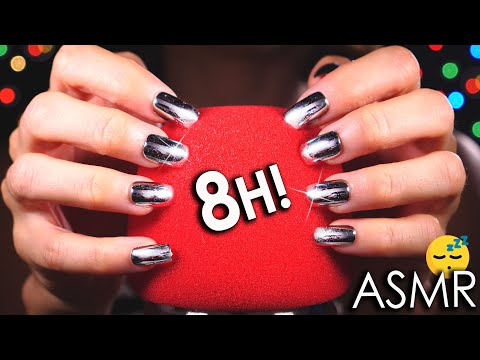 [8H ASMR] Pure Deep Brain Scratching to Fall Asleep All Night 😴 (No Talking)