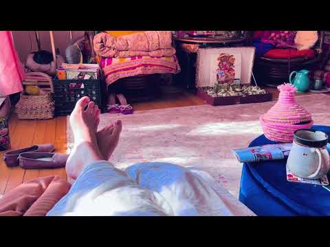 ASMR feet resting much needed relaxation reading whispering