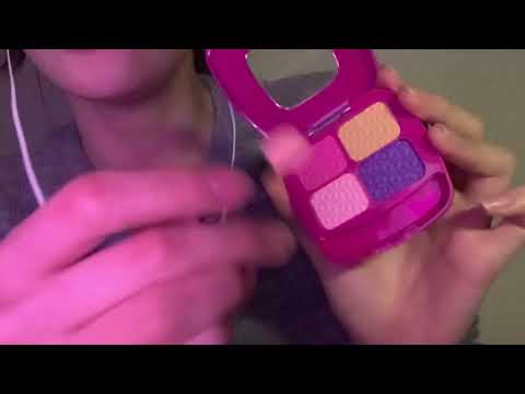 [ASMR]비 오는 날 동생한테 화장 해주기 with 장난감 화장품💄✨ makeup asmr