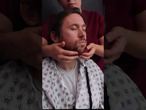 Ultimate relaxing ASMR doctor roleplay checking lymph nodes on a real person #asmr