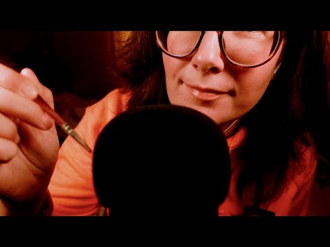 ASMR Mic Brushing | Tingles Up and Down your Head (Brain Melting Head Massage 🤯)