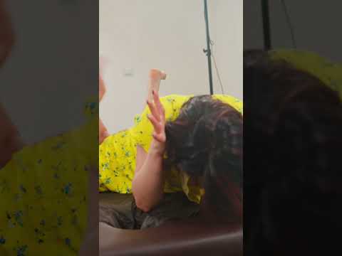 Emotional deep tissue painful leg massage for Maria #legmassage