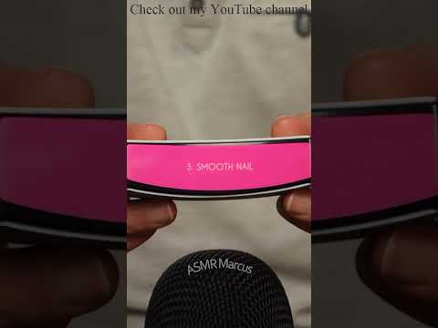 ASMR Nail File Gentle Tapping #short