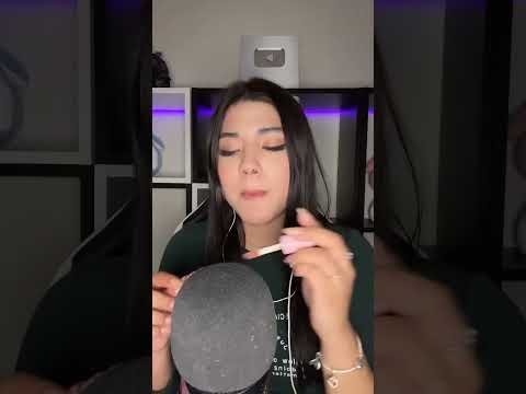 ASMR   Te maquillo ❤️ YT： Anny ASMR 👁️👁️🌸  #asmr #asmrcommunity #asmreating #asmrslime #asmrsound