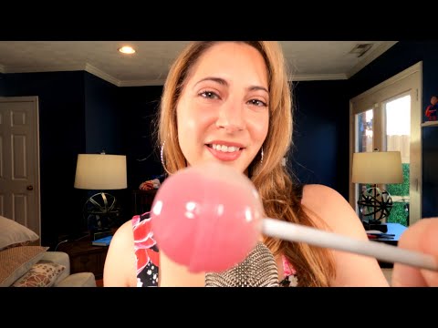 ASMR | Strawberry Chupa Chup Eating