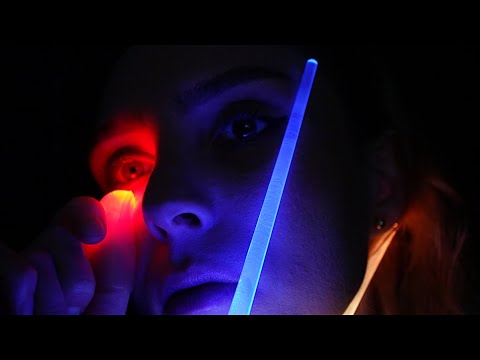 ASMR 💤 Whispering Eye Focus Test for Sleep (LIGHT TRIGGERS)