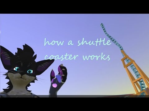 Furry ASMR | Neon explains how an inverted shuttle coaster works