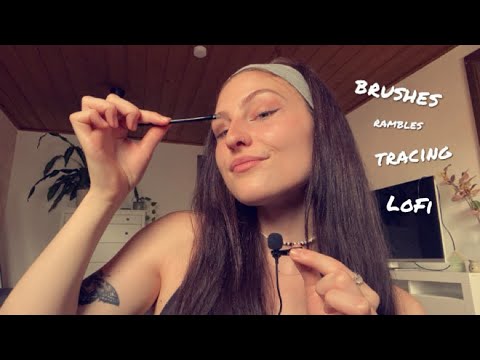 ASMR tracing and overexplaining my face (LoFi)🤍