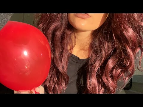 ASMR | Blowing Up Balloons, Tapping, Kisses, Rubbing, Popping With Teeth, Nails, and Feet