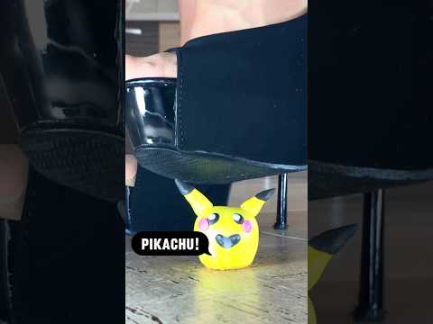 Pea's Peep Toe Heels vs. Clay! Oddly Satisfying Crushing Things! ASMR