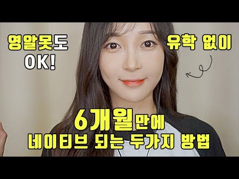 6개월만에 네이티브되는 꿀팁 공개! [경험담] 진정성있게 알려드릴게요