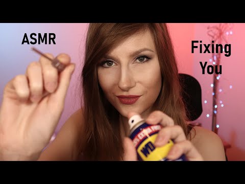 ASMR Fixing You by Mechanic ❤️ [ROLEPLAY] (Personal attention, Touching, Gloves and more)