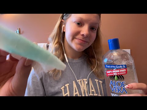 Treating your sunburn ASMR rp