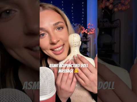 ASMR Accupuncture doll #asmrsounds #relax #sleep #asmrshorts #asmrvideo #british #american #canadian