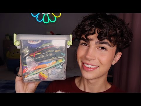 ASMR- What's Inside My Childhood Memory Box 📦✨