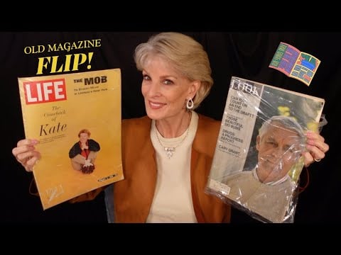 #ASMR Retro Magazine Flip! Soft-Spoken 1968 LIFE Magazine & 1971 LOOK Magazine!