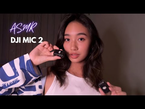 ASMR ~ Testing My NEW DJI Mic | Mouth Sounds & Binaural Ear to Ear Tingles to Relax ☁️