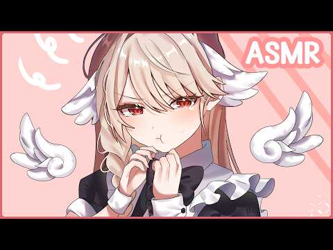 [ASMR ໒꒱] tsundere maid loses a bet & pampers your ears ♡ (ear massage + breathy triggers)