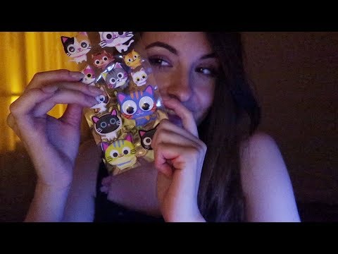 ASMR FRANCAIS ⚪️ Un petit moment tranquille 😊 (stickers, brushing, blabla)