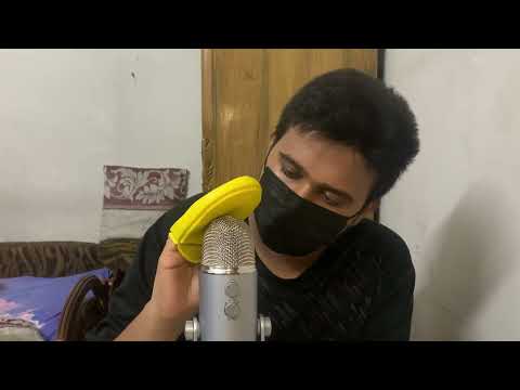 ASMR Mouth sounds, scrubbing things in the mic etc.