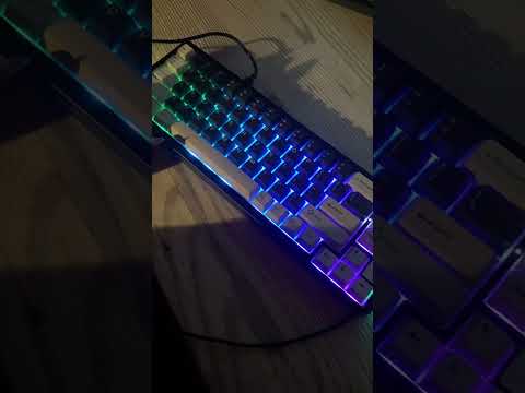 💤 ASMR: Clicky clacky rainbow keyboard 🌈💤