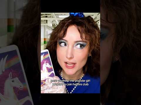pov: you help the popular girl join hellfire club #asmr #strangerthings