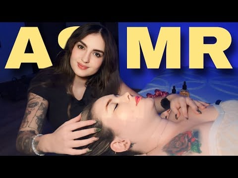 ASMR Piojito, Masaje, Mimos a mi AMIGA en PERSONA