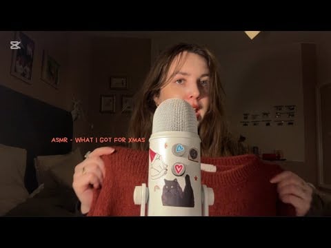 ASMR What i got for christmas 